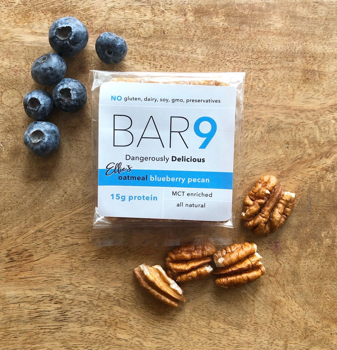 Ellie's Oatmeal Blueberry Pecan - 12 Bars